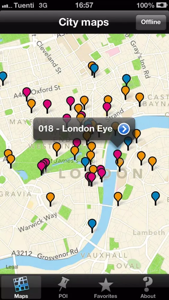 London touristic audio guide (english audio) Screenshots