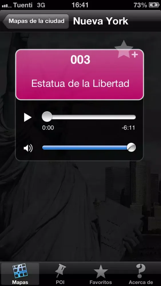 Nueva York audio guía turística (audio en español)應用截圖