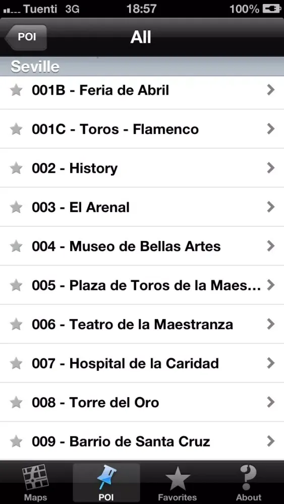 Seville touristic audio guide (english audio) Screenshots