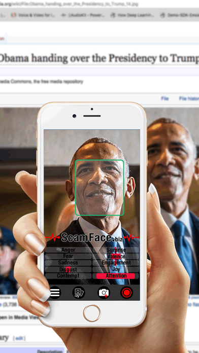 Capturas de tela do Scam Face Emotion Recognition