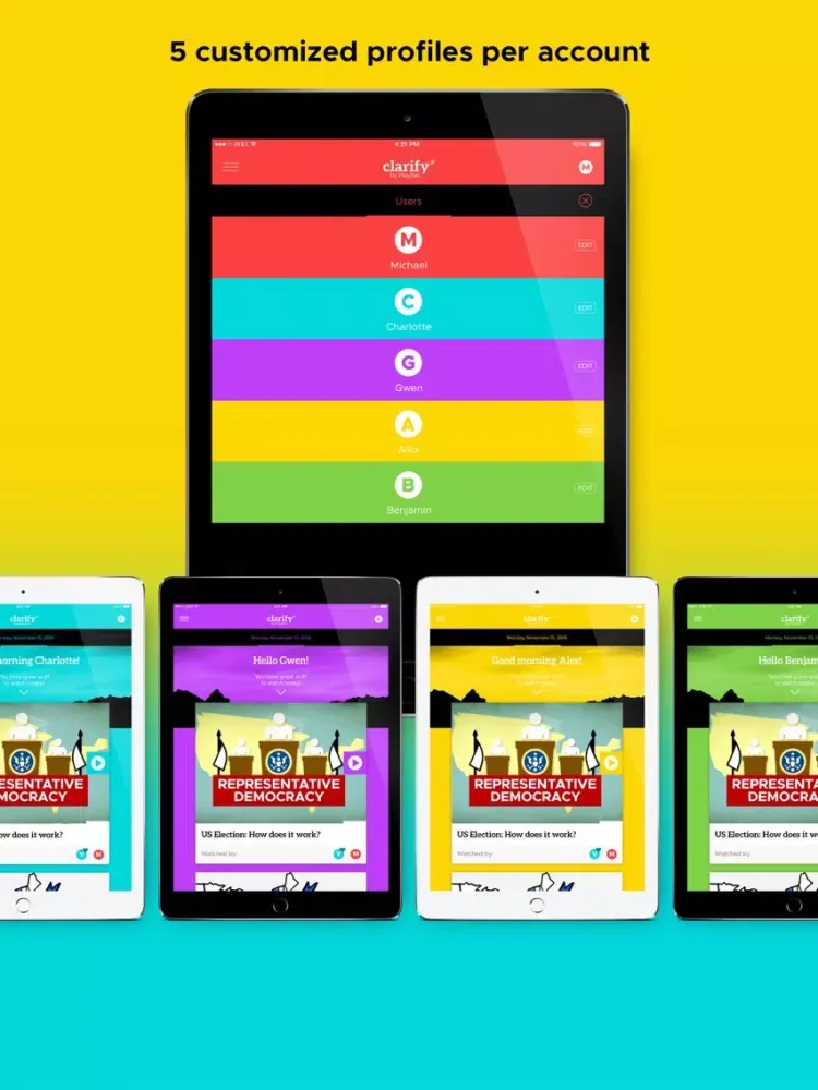 Clarify* by Playbac-Explain the News to your Kids iPad  スクリーンショット