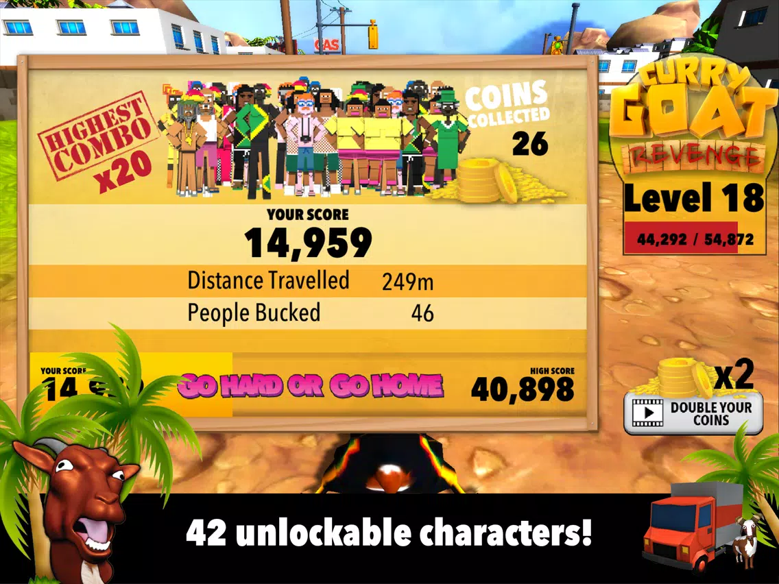 Tangkapan skrin Curry Goat Revenge iPad 