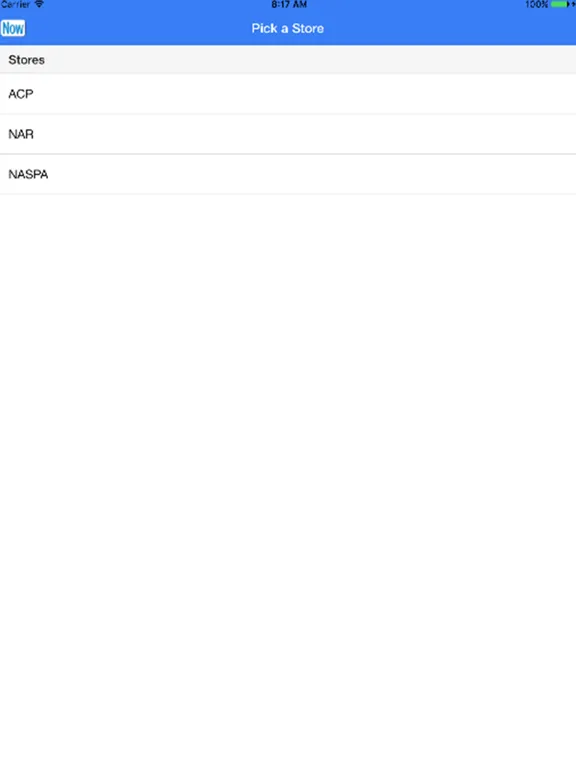 Zrzuty ekranu Playback Now iPad 