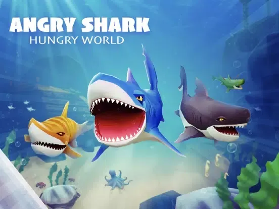 Скриншоты Angry Shark - Hungry World iPad 
