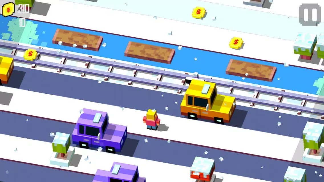 Tangkapan layar Road Cross Endless