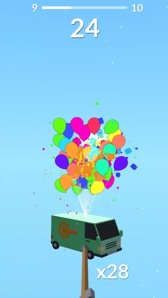 Tangkapan layar Balloon Pop•