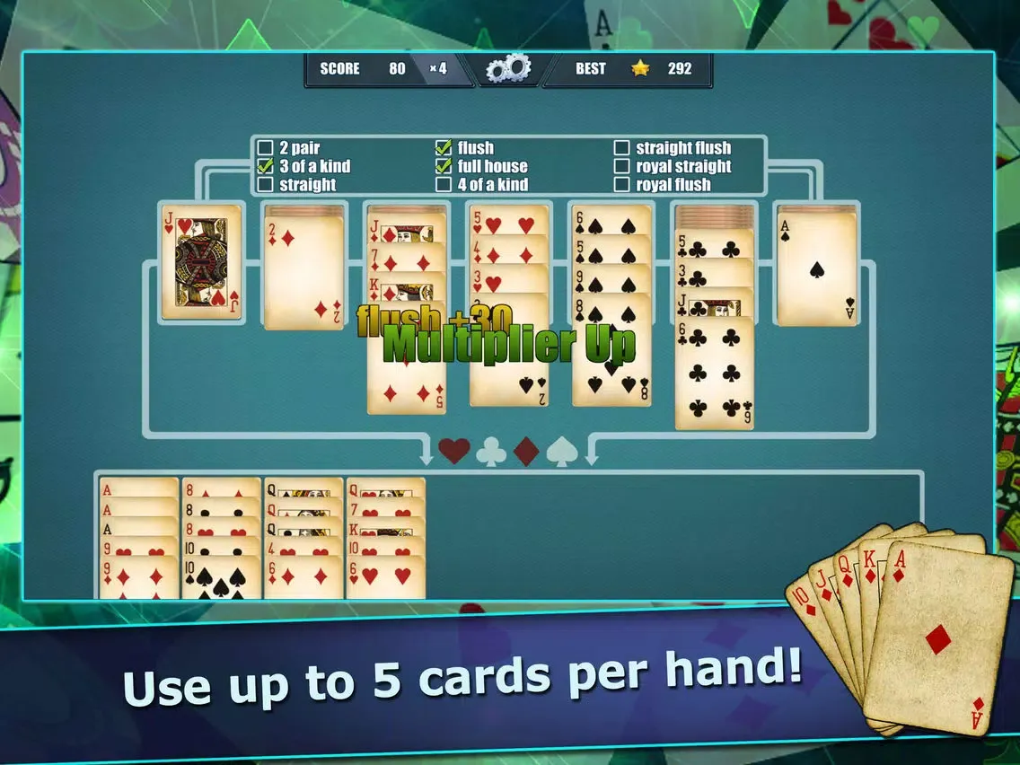 Pokitaire! Poker & Solitaire iPad  স্ক্রিনশট