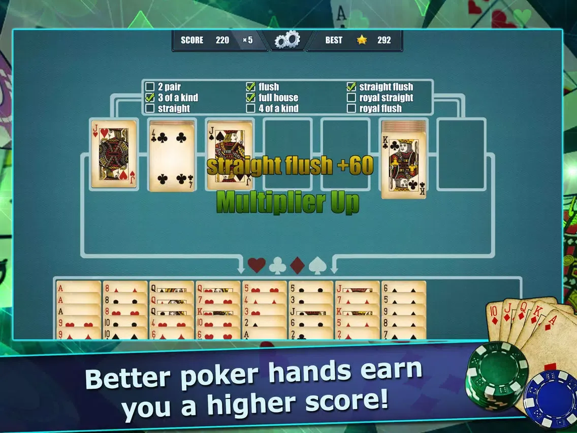 Pokitaire! Poker & Solitaire iPad  স্ক্রিনশট