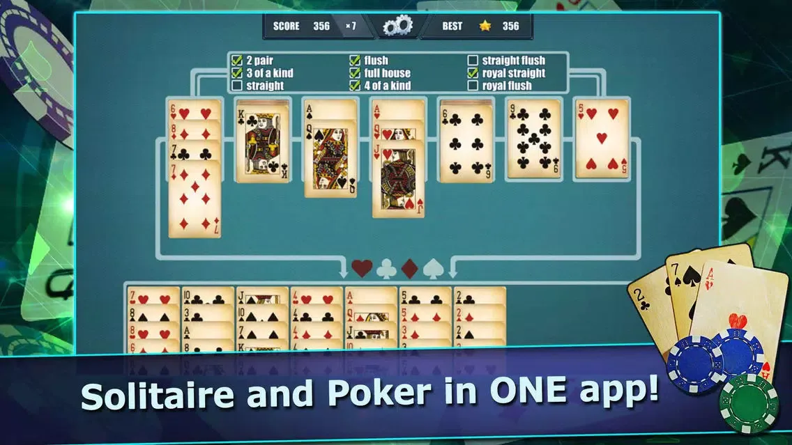 Pokitaire! Poker & Solitaire স্ক্রিনশট