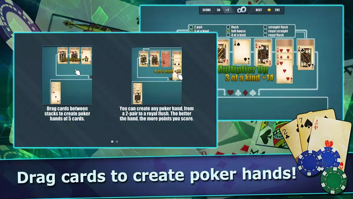 Pokitaire! Poker & Solitaire স্ক্রিনশট