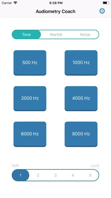 Ảnh chụp màn hình của Audiometry Coach