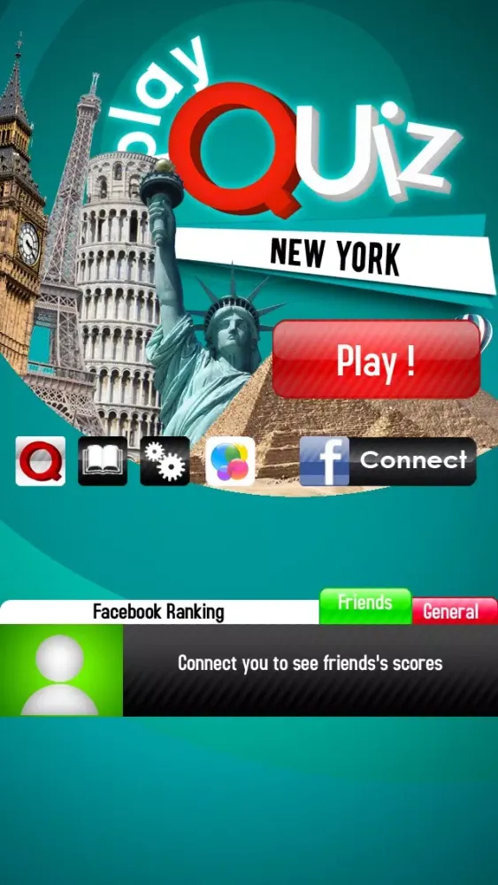 Tangkapan layar PlayQuiz™ Cities and Countries