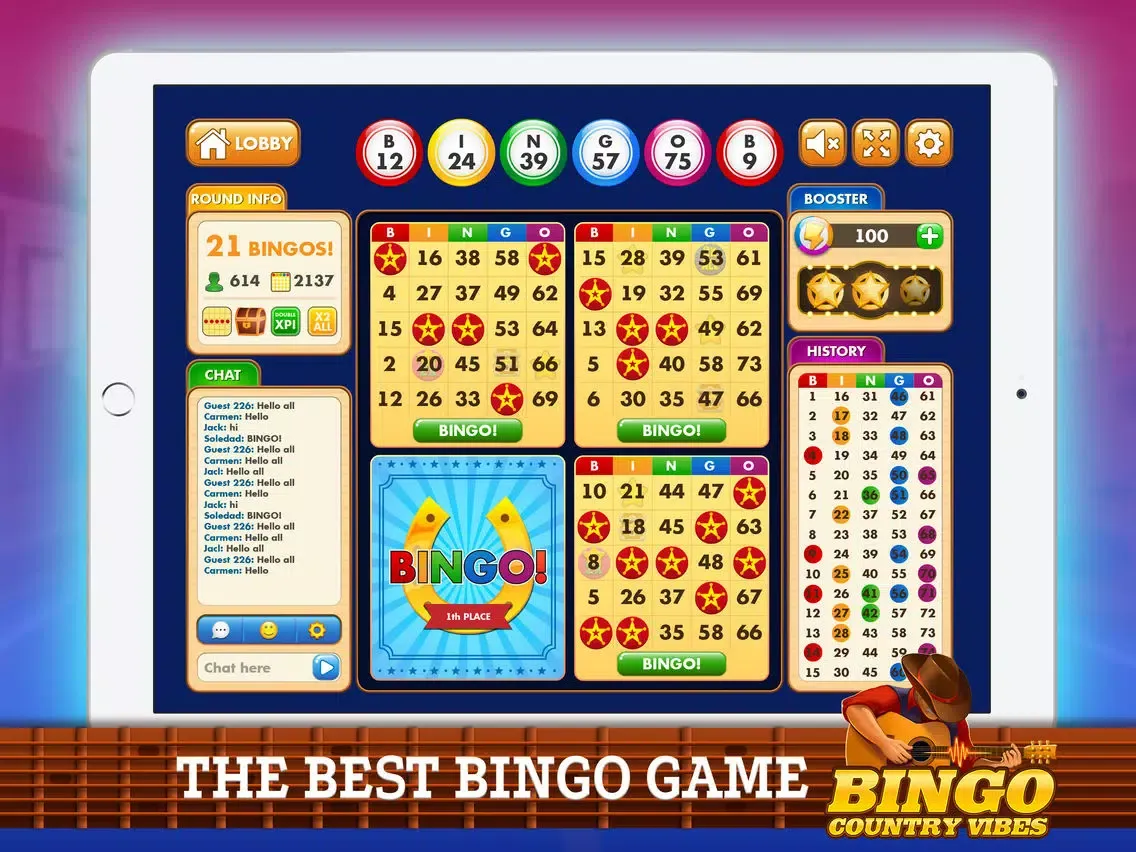 Bingo Country Vibes iPad  स्क्रीनशॉट