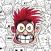 Crazy Art Sticker