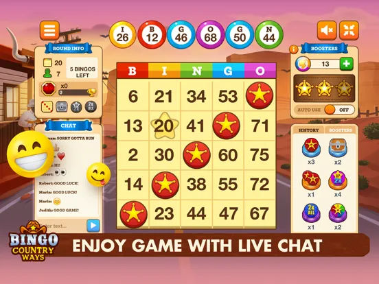 تصاویر Bingo Country Ways -Bingo Live iPad 