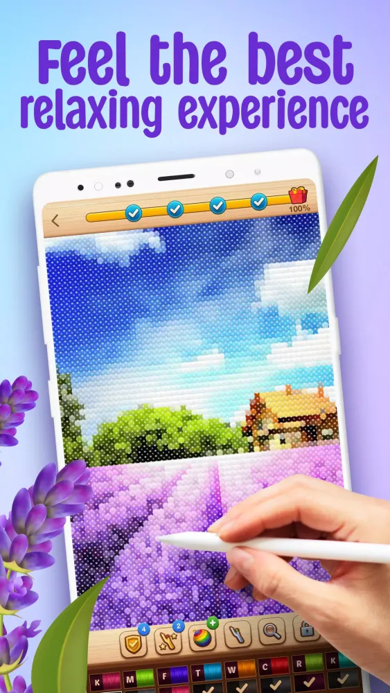 Cross-Stitch: Coloring Book Screenshots
