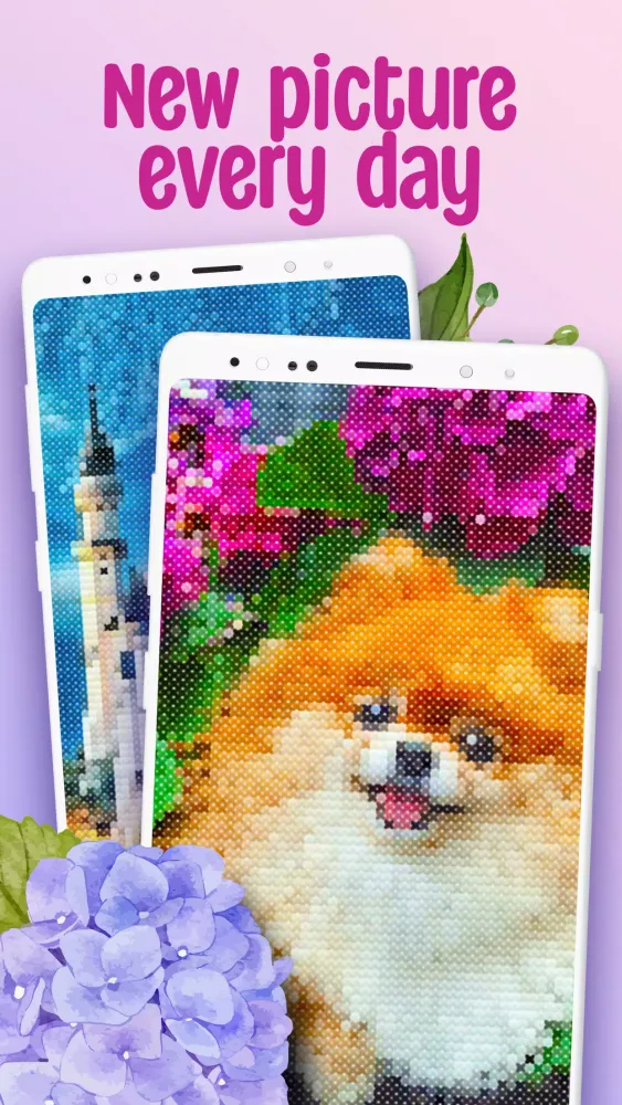 Cross-Stitch: Coloring Book Screenshots