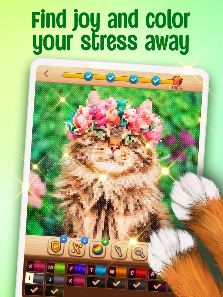 Cross-Stitch: Coloring Book Screenshots