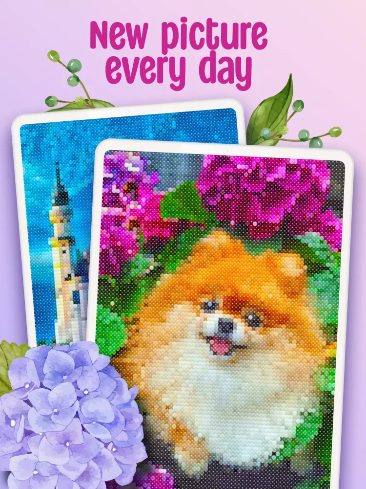 Cross-Stitch: Coloring Book Screenshots