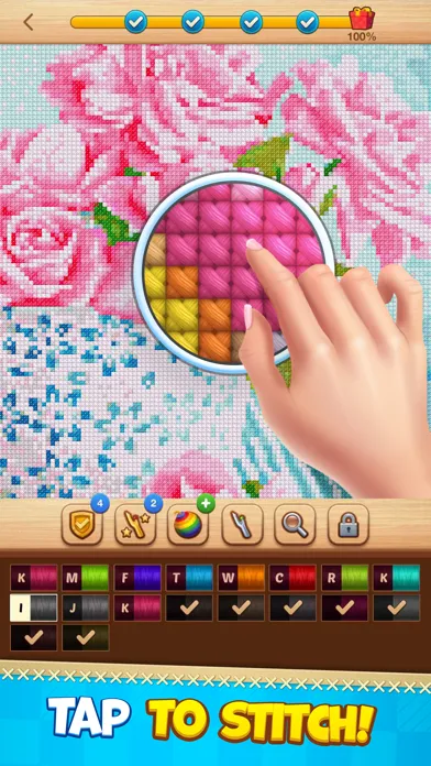 Cross-Stitch: Coloring Book স্ক্রিনশট