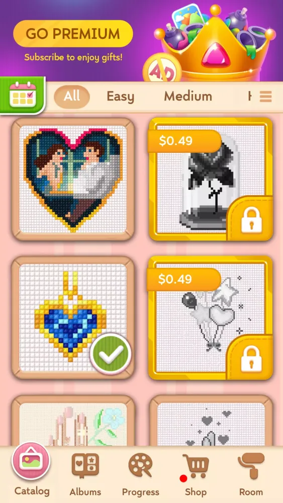 Craft Cross Stitch: Pixel Art Screenshots