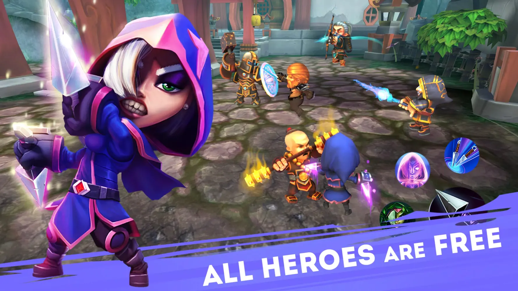 Ảnh chụp màn hình của Heroes Impact