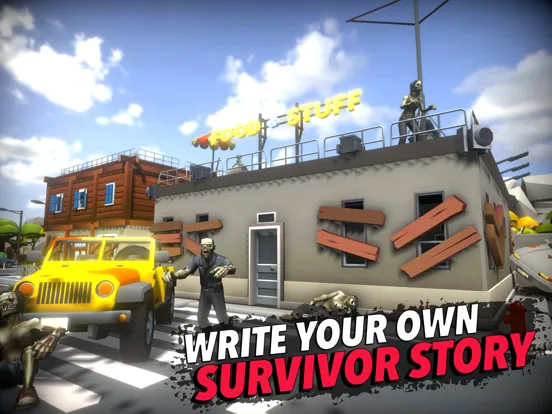 Zombie Train: Survival games iPad 应用截图