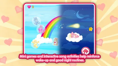ภาพหน้าจอของ Care Bears: Sleepy Time Rise and Shine