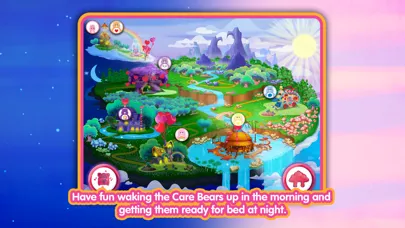 ภาพหน้าจอของ Care Bears: Sleepy Time Rise and Shine