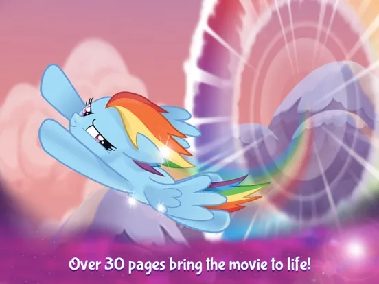 Ảnh chụp màn hình của My Little Pony: The Movie iPad 