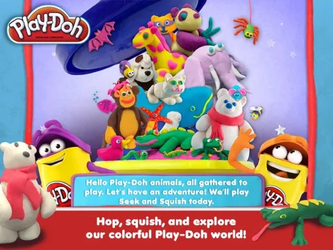 Tangkapan layar PLAY-DOH: Seek and Squish iPad 