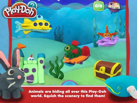 Tangkapan layar PLAY-DOH: Seek and Squish iPad 