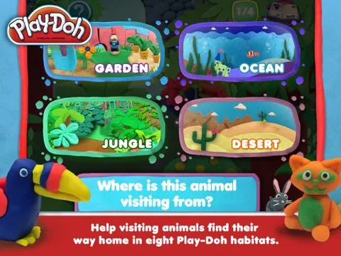 Tangkapan layar PLAY-DOH: Seek and Squish iPad 