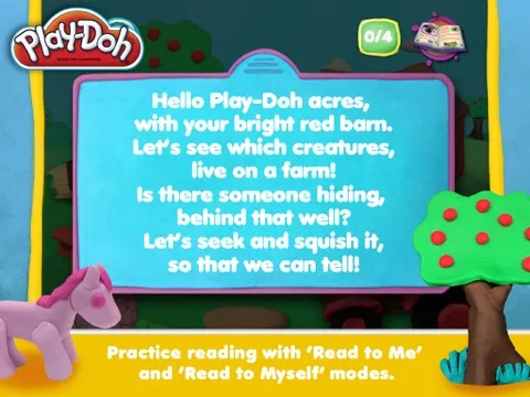 Tangkapan layar PLAY-DOH: Seek and Squish iPad 