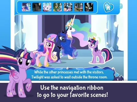My Little Pony: Twilight’s Kingdom Storybook Deluxe iPad  스크린샷