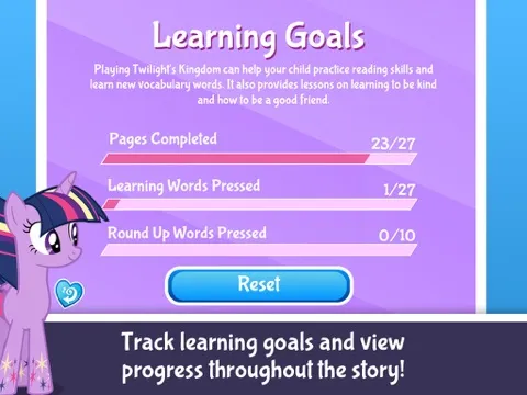 My Little Pony: Twilight’s Kingdom Storybook Deluxe iPad  스크린샷