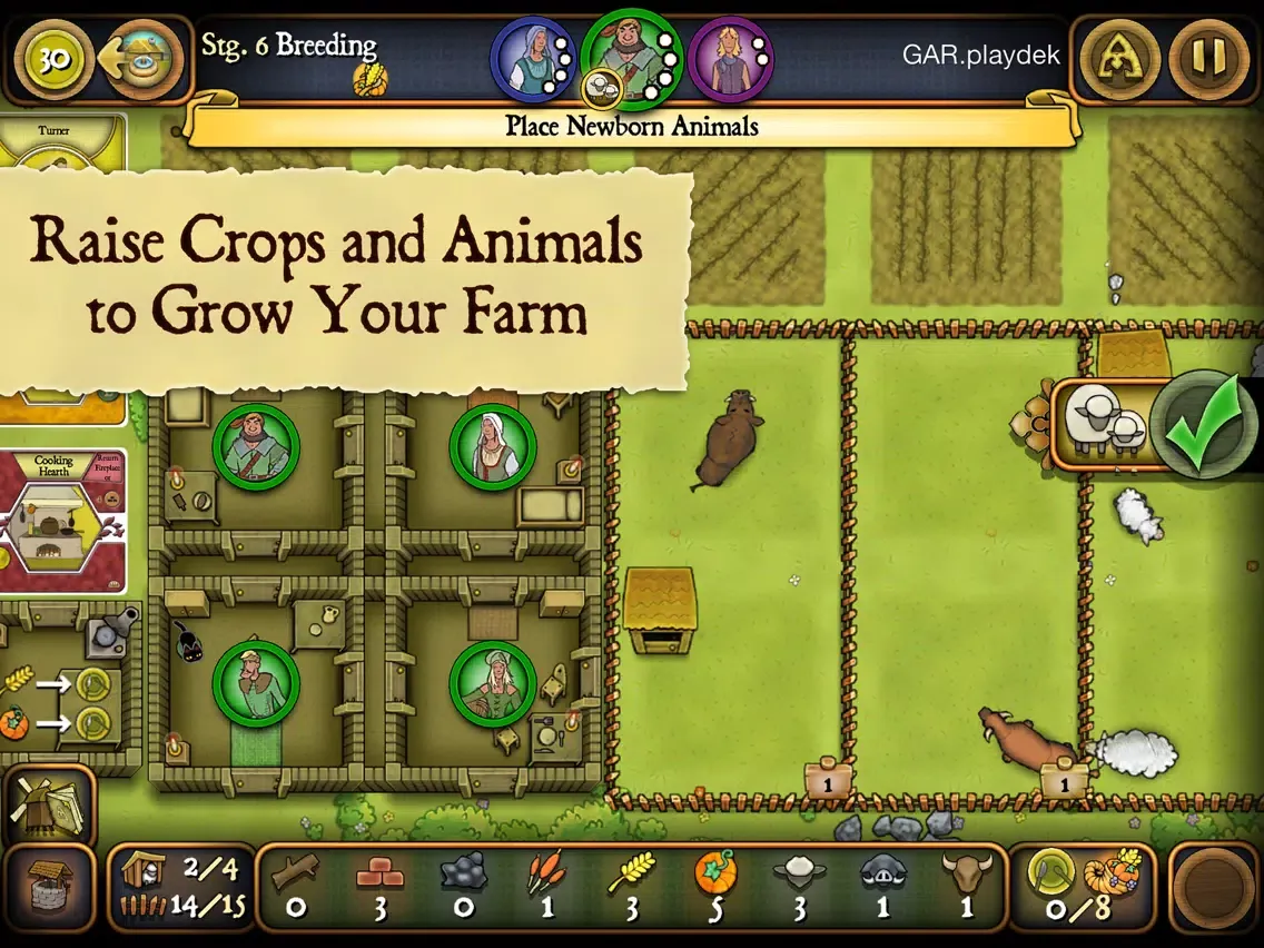 Agricola iPad 應用截圖