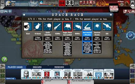 Twilight Struggle スクリーンショット