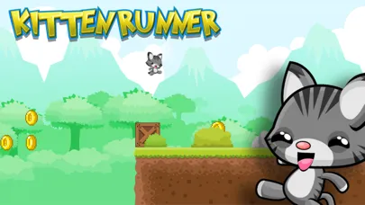 Captures d'écran de Kitten Runner into the Forest - Endless