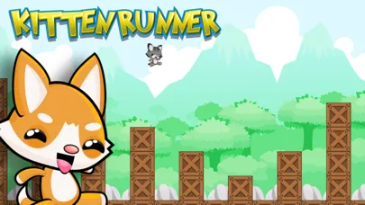 Captures d'écran de Kitten Runner into the Forest - Endless