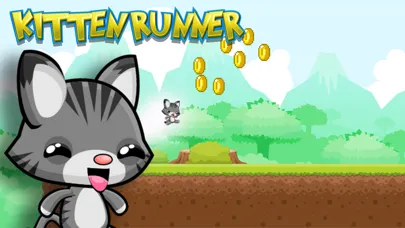 Captures d'écran de Kitten Runner into the Forest - Endless