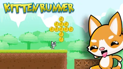 Captures d'écran de Kitten Runner into the Forest - Endless