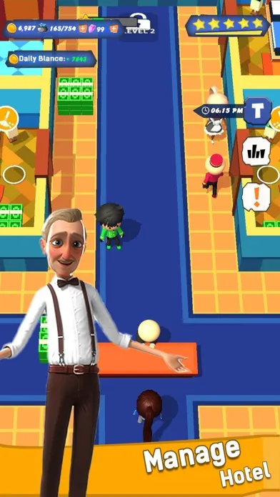 Hotel Dash Idle Tycoon Games Screenshots