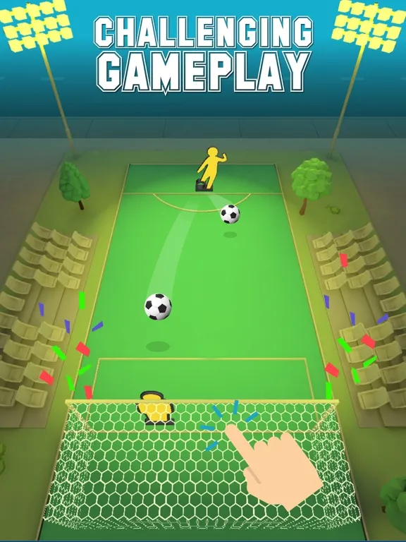 Capturas de tela do Penalty Shootout VS Goalkeeper iPad 