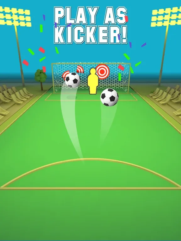 Capturas de tela do Penalty Shootout VS Goalkeeper iPad 
