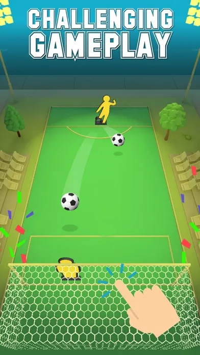 Capturas de tela do Penalty Shootout VS Goalkeeper