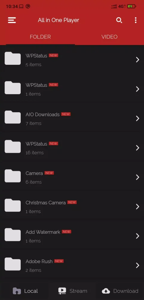 All In One VIDEO PLAYER: 4K Vi Ekran Görüntüleri