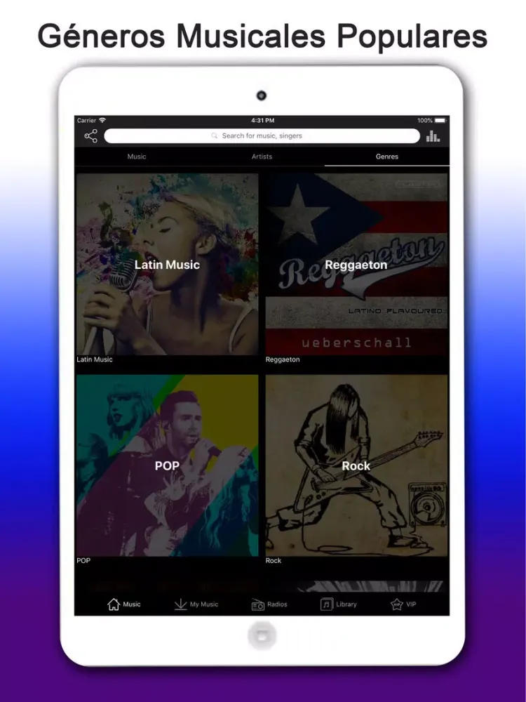 Zrzuty ekranu Music Mate - MP3 Video Offline iPad 