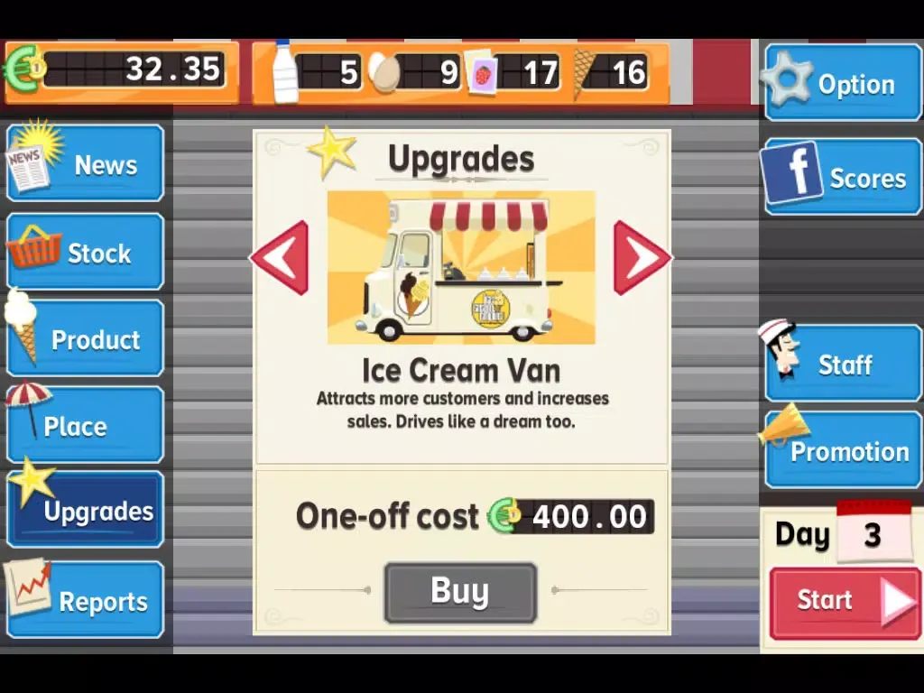 Zrzuty ekranu Bocconi Ice Cream Empire iPad 