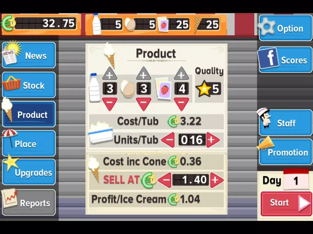 Zrzuty ekranu Bocconi Ice Cream Empire iPad 